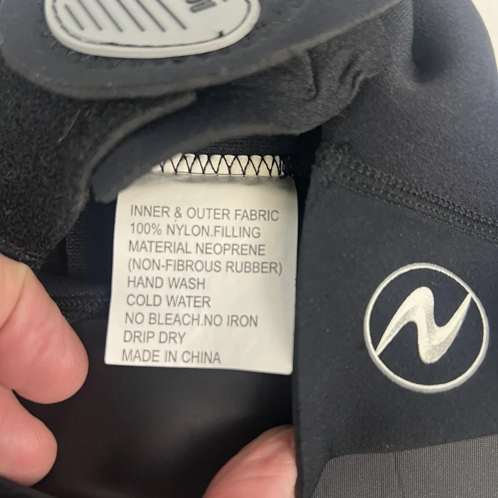 Aqua Lung Sport Plunge 3mm Mens Shorty Wetsuit Medium Blue Black Surf Dive